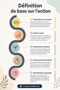 Femme regardant un graphique d'actions sur un ordinateur, symbolisant l'investissement