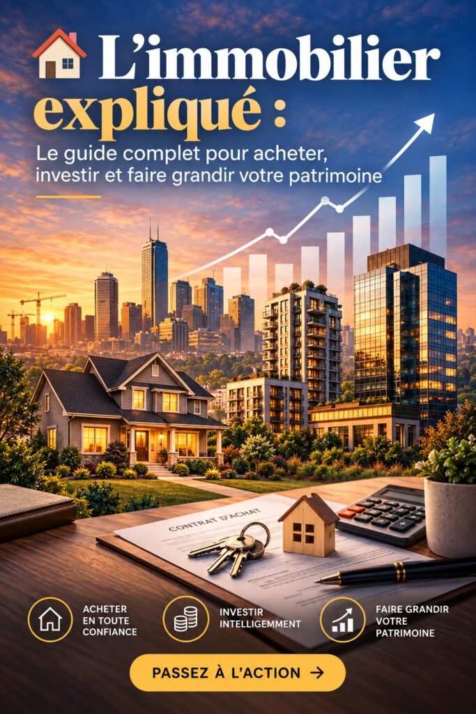 Illustration d'un couple examinant des options immobilières