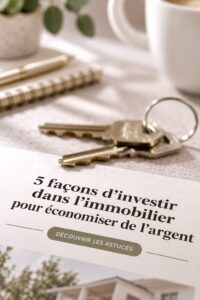Une femme souriante examinant des options d'investissement immobilier