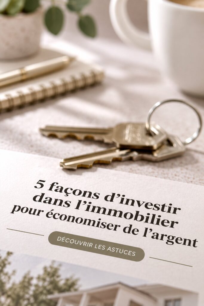 Une femme souriante examinant des options d'investissement immobilier