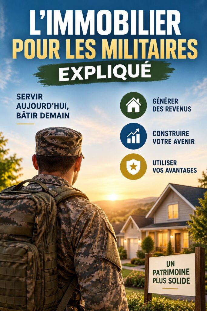 Image d'un bien immobilier militaire, symbolisant l'investissement réussi.