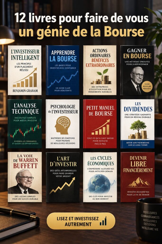 Couverture d'un livre sur l'investissement en bourse pour femmes