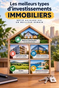Femme examinant des propriétés immobilières pour un investissement rentable.