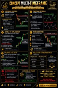 Image représentative des multi-timeframes dans l'investissement financier.