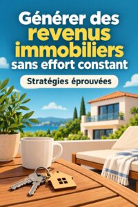Femme regardant des propriétés immobilières pour investissement de revenus passifs.