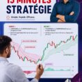 Femme souriante tenant un graphique de la bourse en pleine discussion sur l'investissement