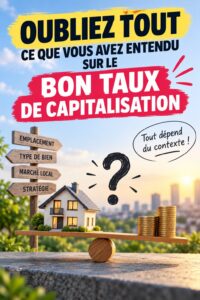 Femme se renseignant sur le taux de capitalisation pour ses investissements immobiliers.