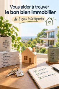 Femme regardant une carte et un ordinateur pour trouver une propriété idéale.