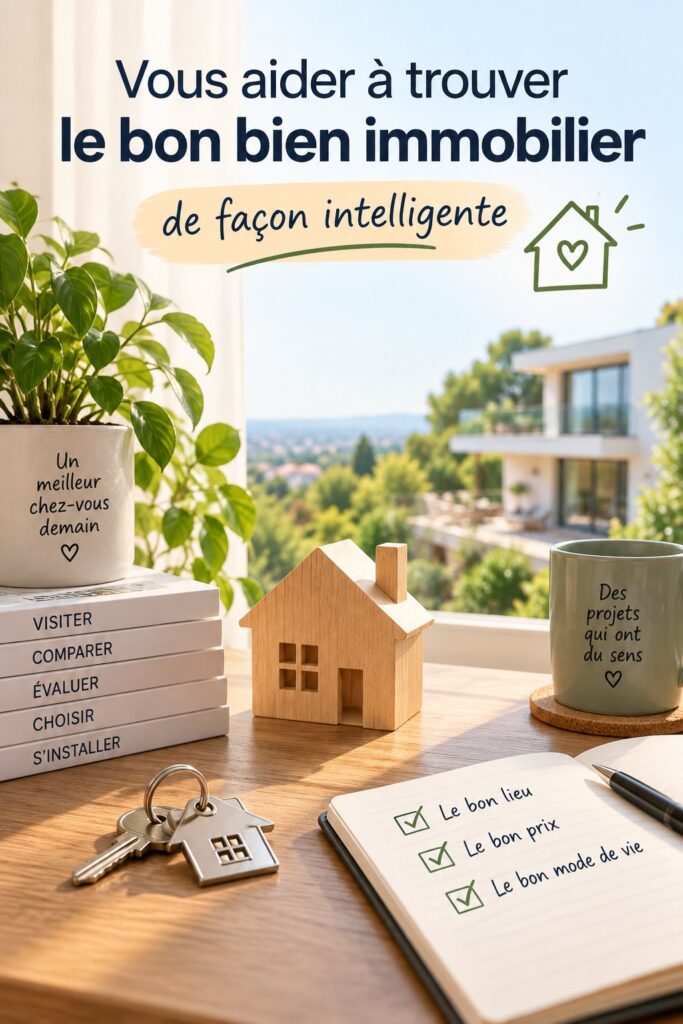 Femme regardant une carte et un ordinateur pour trouver une propriété idéale.