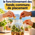 Fonds communs de placement avec des graphiques illustrant les bénéfices d'investir.
