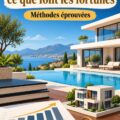 Placements immobiliers : femme examinant des documents d'investissement.