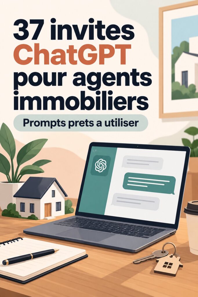 Un agent immobilier utilisant ChatGPT pour optimiser son travail