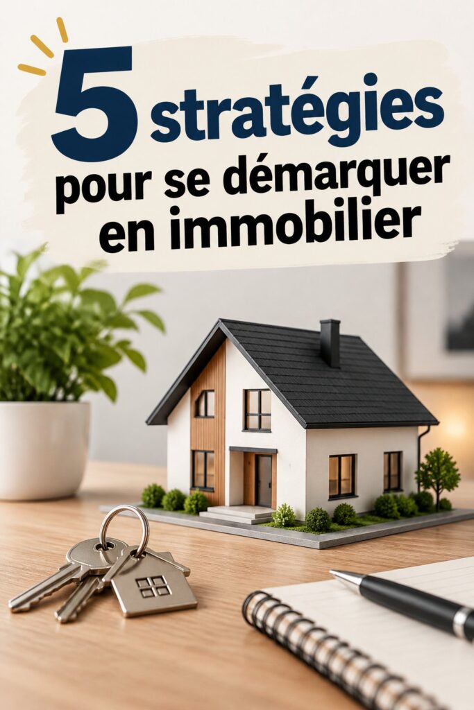 Une femme agent immobilier souriante exprimant confiance et authenticité dans son travail